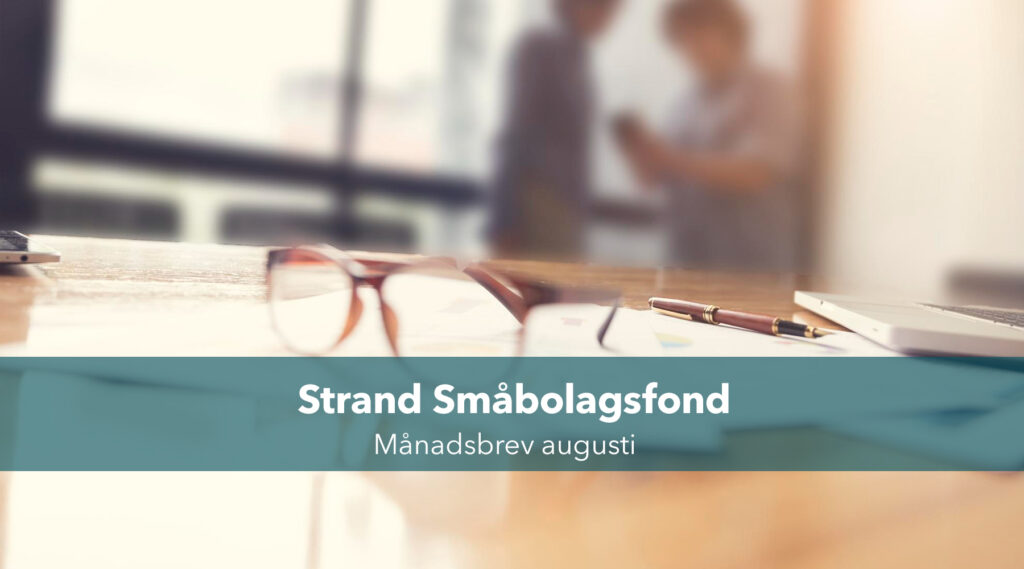 MANADSBREV SMABOLAGSFOND AUGUSTI
