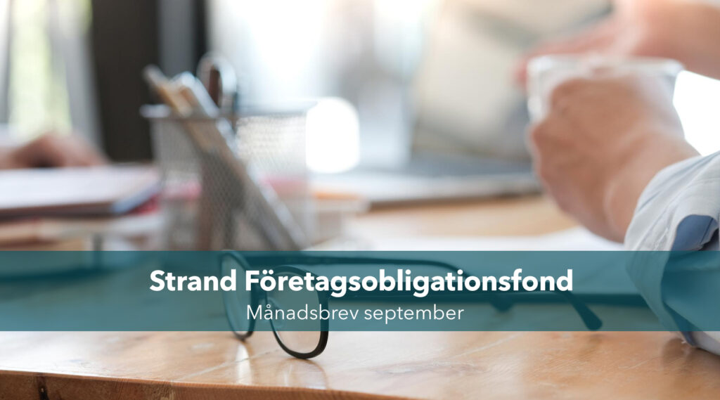 MANDSBREV FORETAGSOBLIGATIONSFOND SEPTEMBER